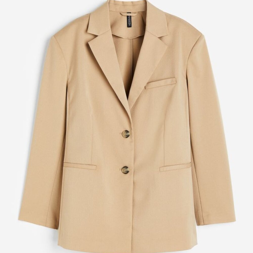 H&M Beige Single-breasted Blazer/NWT/Various Sizes